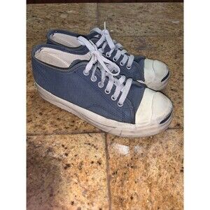 Vintage Converse Jack Purcell Made In The USA Navy Sz  6 Women / 4.5 Mens